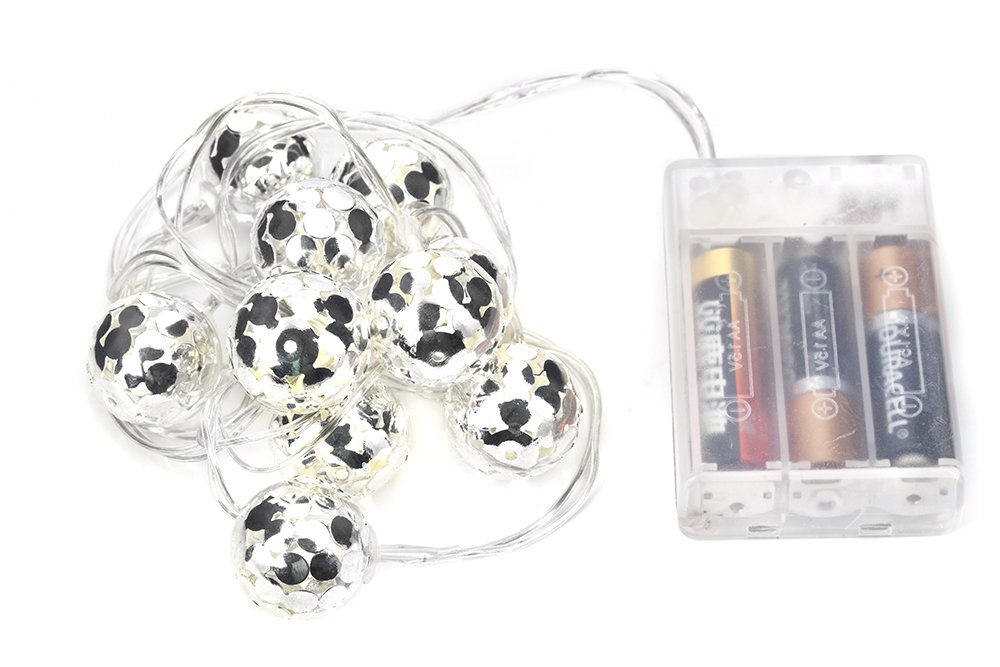 KIKKERLAND Plastic Fairy Lights, Silver, 13 x 3 x 11.6 cm