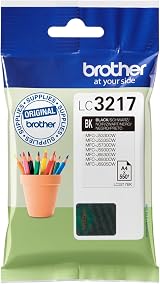 Brother LC3217BK Inkjet Cartridge Black Standard Yield 1 Pack Genuine