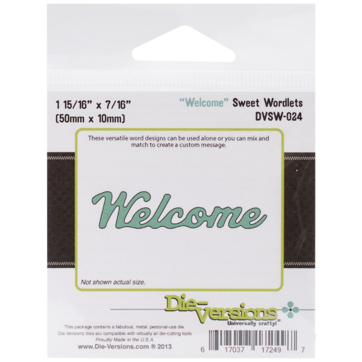 Sweet Wordlets Welcome Word Design Die, — image 1