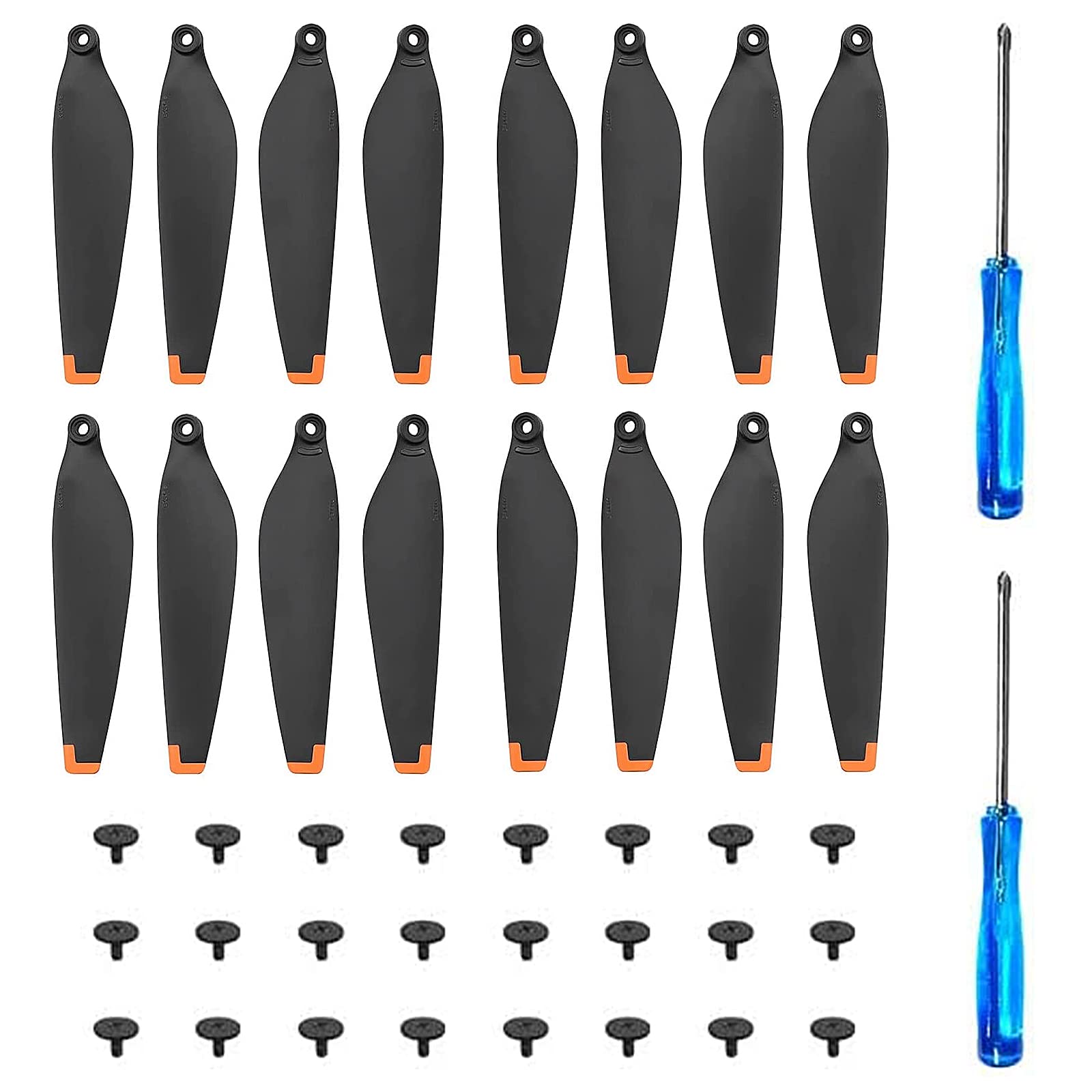 Drone Propellers for DJI Mini 3 Pro, 16PCS Low-Noise Props Blade Replacement Propellers Spare Wings for DJI RC Mini 3 Pro Camera Drone