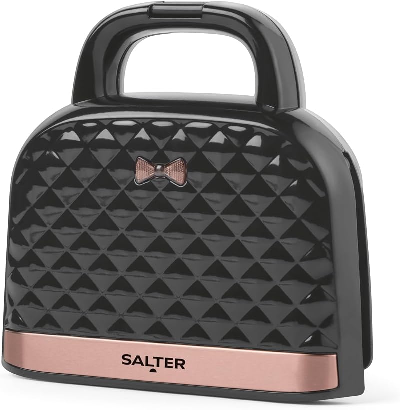 Salter Handbag Toastie Maker 750W Deep Fill Non-Stick 2 Sandwiches