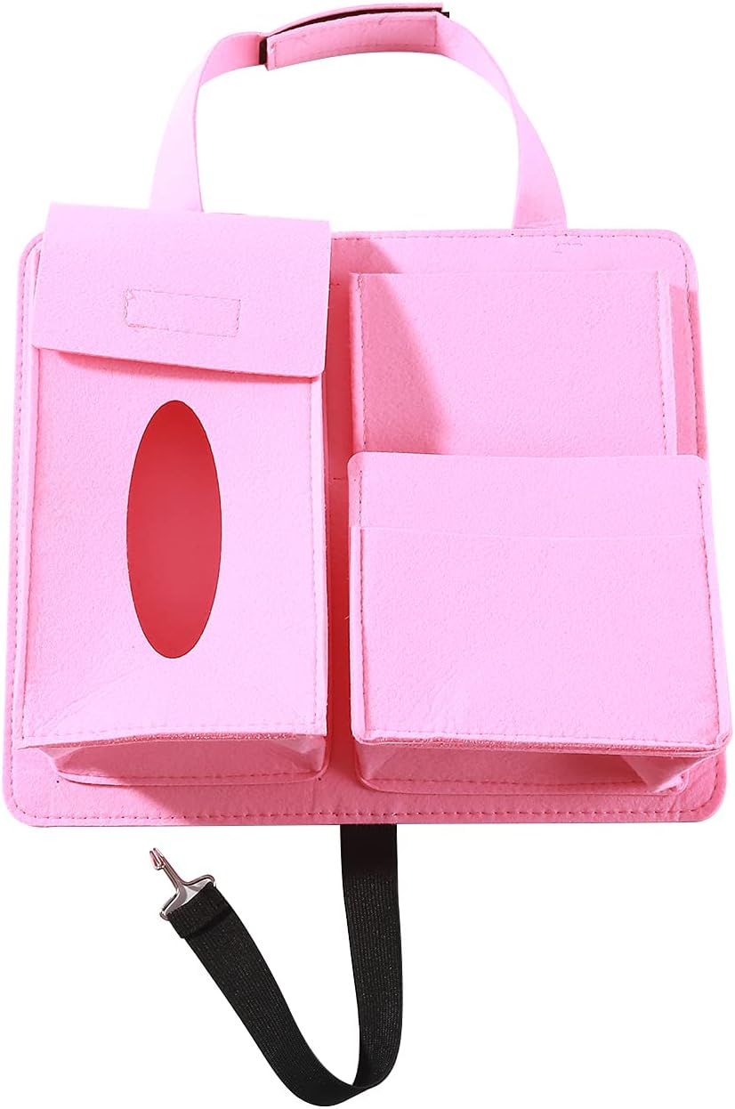 Lcuicm Car Storage Bag, Felt car Rear seat Storage Bag, car Storage Bag and Wallet Holder Behind The seat, car Tissue Bag: Home & Kitchen
