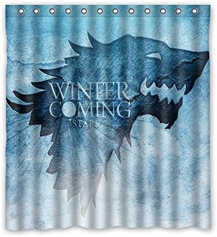 Baodan Zhang Game of Thrones Custom Waterproof Fabric Bathroom Shower Curtain 66"(w) x 72"(h)