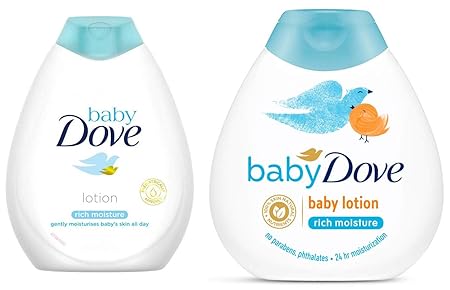 Baby Dove Rich Moisture Nourishing Baby Lotion, 400ml & Rich Moisture Nourishing Baby Lotion