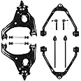EVERESTWAY Front Suspension Kit Upper/Lower Control Arm Compatible with 1999-2006 Chevy Silverado 1500 GMC Sierra 1500 2WD Only 10PCS