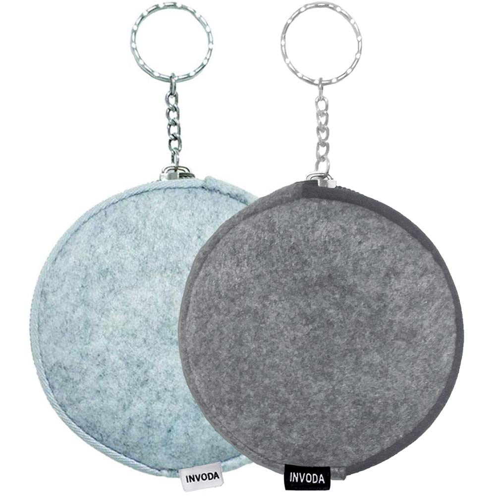 Portable Pill Box Storage Bag Used to Protect The Pill Case Prevent Breakage and Pill Scattering Caused by Falling (Dark Grey Bag+Light Grey Bag 2 PCS)