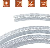 SolaDirect 3m 16mm ID 19.6mm OD Food Grade Reinforced Hose Pipe PVC Braided view 6