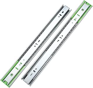 Guía para Cajón De Extensión Total,Rieles para Cajones,con Amortiguador