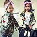 Kids Baby Girls Camouflage Letters Print Coat Casual Denim Windbreaker Jackets Size 4-5T/Tag4 (Camouflage)
