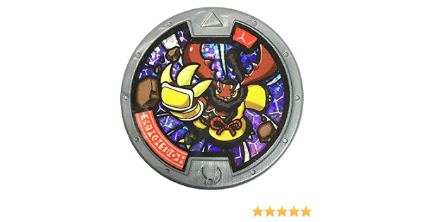 Amazon Com Yo Kai Watch Series 1 Cruncha Holofoil Rare Medal Loose Electronics