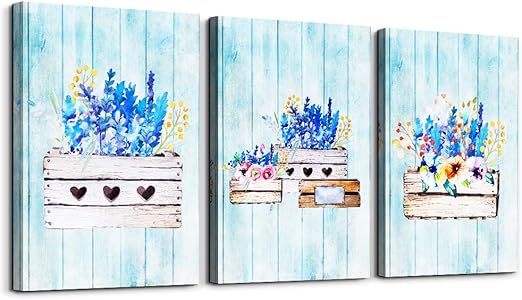 Framed Artwork Canvas Wall Art For Living Room Bathroom Wall Decor For Bedroom Kitchen Artwork Canvas