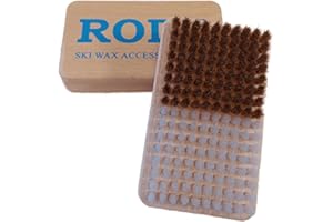 Rode Ski Wax Hand Brush – Compact Tuning Brushes for Cross-Country and Alpine Ski Base Waxing