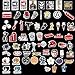 Cool Fashion Supreme and Brand Stickers,Cute Stickers,Water Bottle Decal for Cars Skateboard Motorcycle Bicycle Skateboard Graffiti Patches Stickers for Adults(104Pcs)