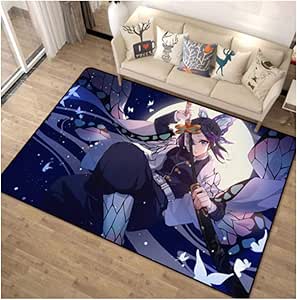 lyh Alfombra Anime Demon Slayer Blade Sala De Estar Mesa De Centro