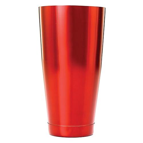 Barfly Cocktail Tin, Large 28 oz (828 ml), Red