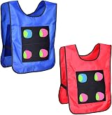 Queta Dodgeball Tag Vests Set 2 Sticky Target Vests 10 Cotton Balls Throwing view 9