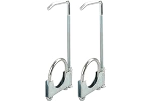 higehio 2.25 Inch Exhaust Clamp with Muffler Hanger Fits for 2.25'' Inch Car or Truck Exhaust Pipe,Exhaust System Hanger-2 Pa