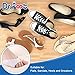 Dr. Foot's Forefoot Cushions, Ball of Foot Cushions, Metatarsal Pads for Men and Women - 4 pieces