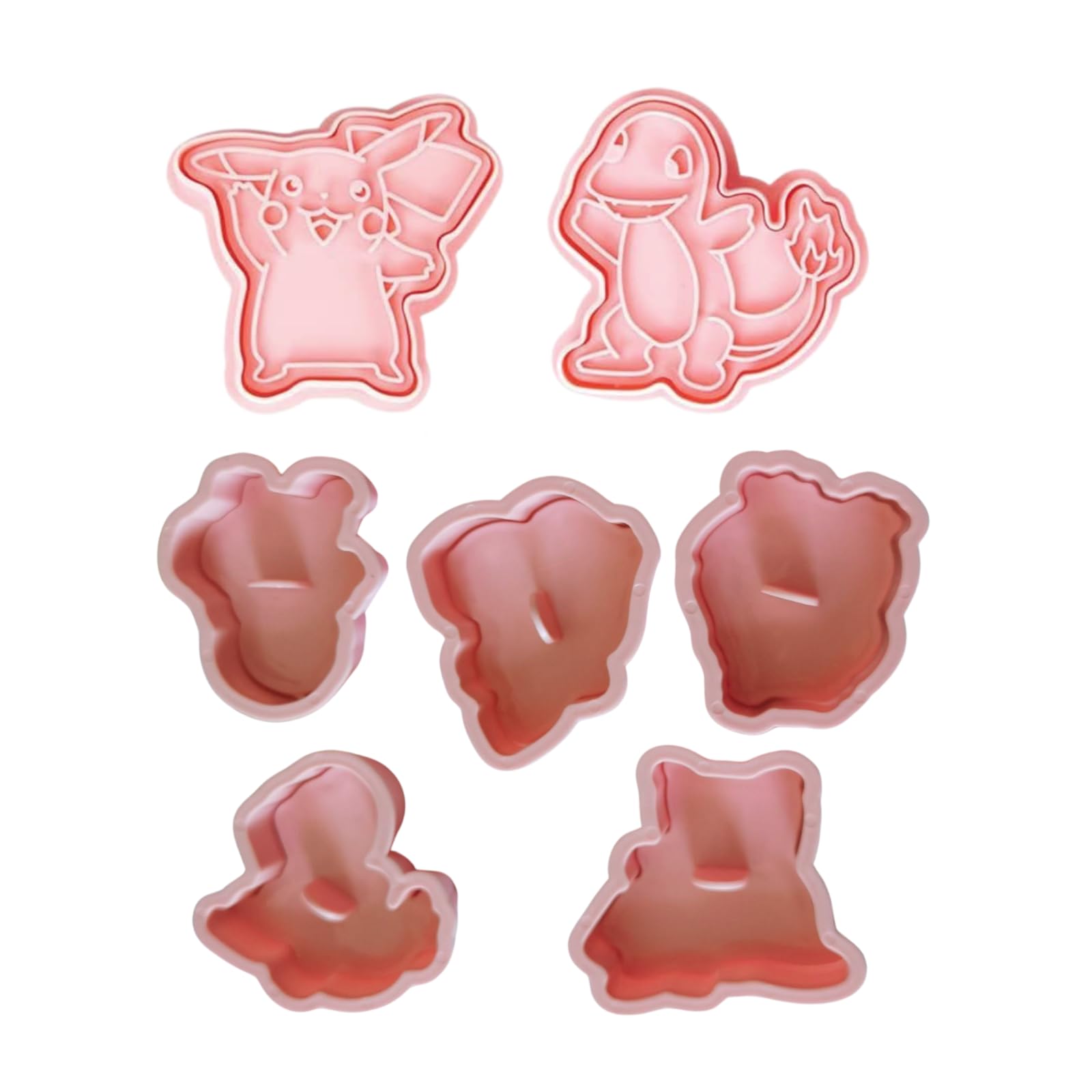 Orapink Cookie Cutter-8 Plastic Cookie Stamps-Cartoon Fun Cookie Mold，Children Super Mario Baking Set