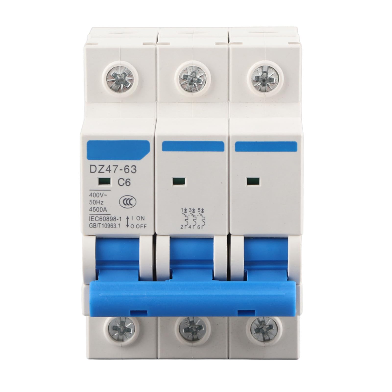 Circuit Breaker 400V 6/10/16/20A 3-pin Universal Consumer Unit Circuit Breaker Panel