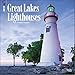 Lighthouses of the Great Lakes 2017 Wall Calendar (12x12) Deluxe
