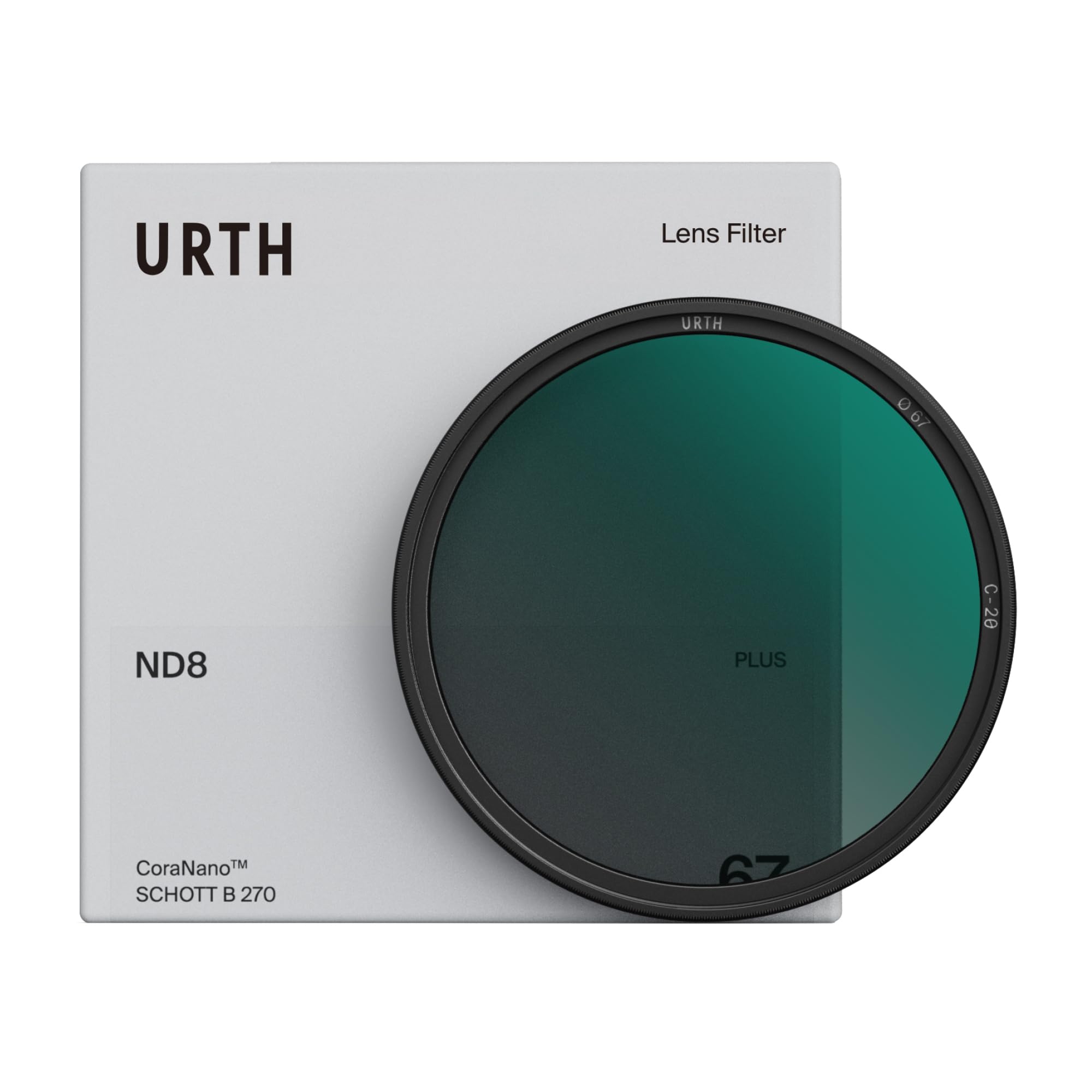 Urth 105mm ND8 (3 Stop) Lens Filter (Plus+) — 20-Layer Nano-Coated, Ultra-Slim Neutral Density Camera Lens Exposure Filter
