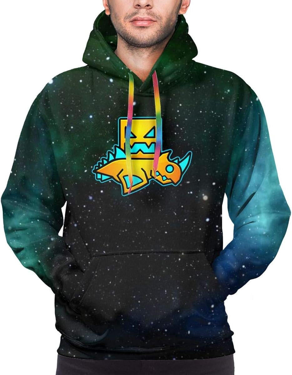 Pom-pom-4lam Da-sh Men's Sweatshirt Hooded Pullover Hoodie Long Sleeve Color Drawstring