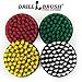 Drillbrush Home Cleaning Supplies Kit - Shower Cleaner Brush Drill Attachment Set - Tile - Bathtub - Kitchen Accessories - Spin Brush Cleaner - Oven Scrub Brushes for Drill - Bird Bath Brushes