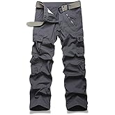 Women's Cotton Casual Military Army Cargo Combat Work Pants with 8 Pocket