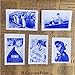 New PAPERANG MEMOBIRD Color Printing Paper Print Show Blue Color 5730 Thermal Photo Printing Paper Sticker Paper 3 Volumes Send