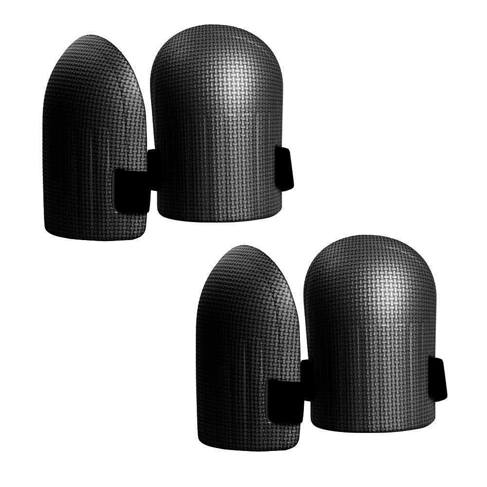 Tiardey 2 Pairs Black Home & Gardening Knee Pads - with Lightweight Waterproof Foam Cushion, Soft Inner Liner, and Easy Fit Knee Pads for Gardening Work