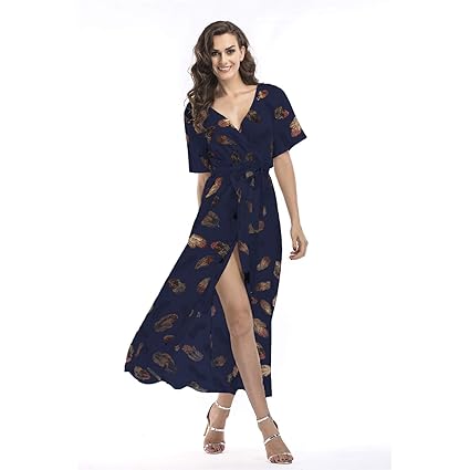 Ylgroup Dress Polyester Comfortable Soft Floral Cocktail Evening