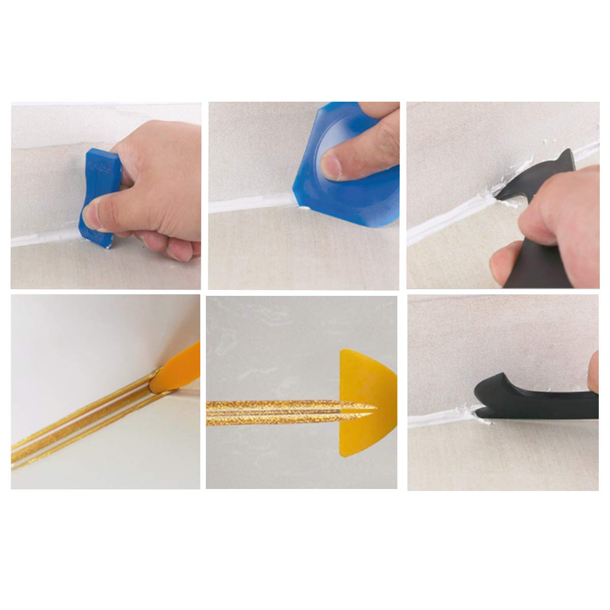 Caulking Guns Tools & Home Improvement HighFree 16 PCS Caulking Tool