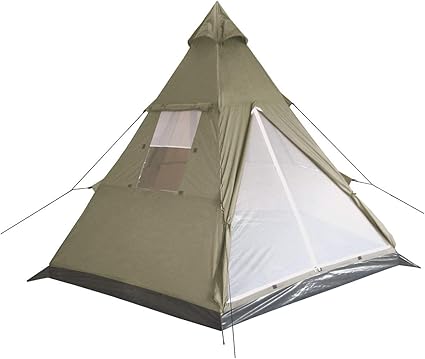 Mfh Tente Indienne Tipi Olive Amazon Fr Sports Et Loisirs