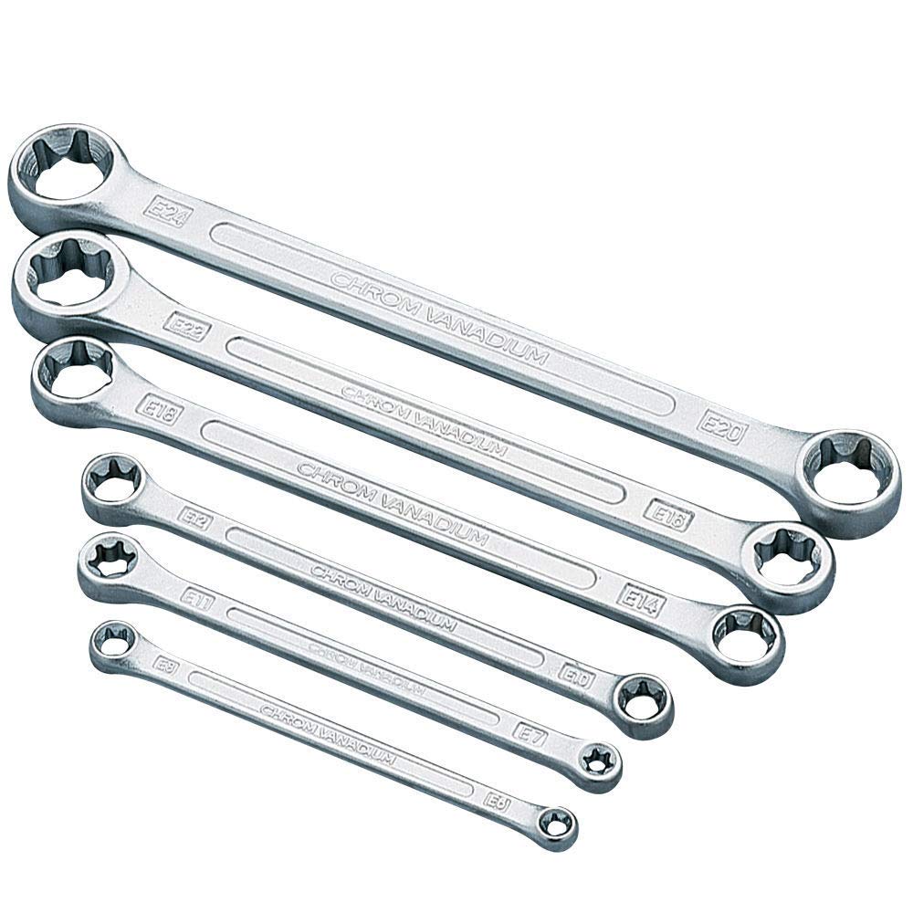 Clarke PRO70 6-Pce TX Torx Star Wrench Spanner Set
