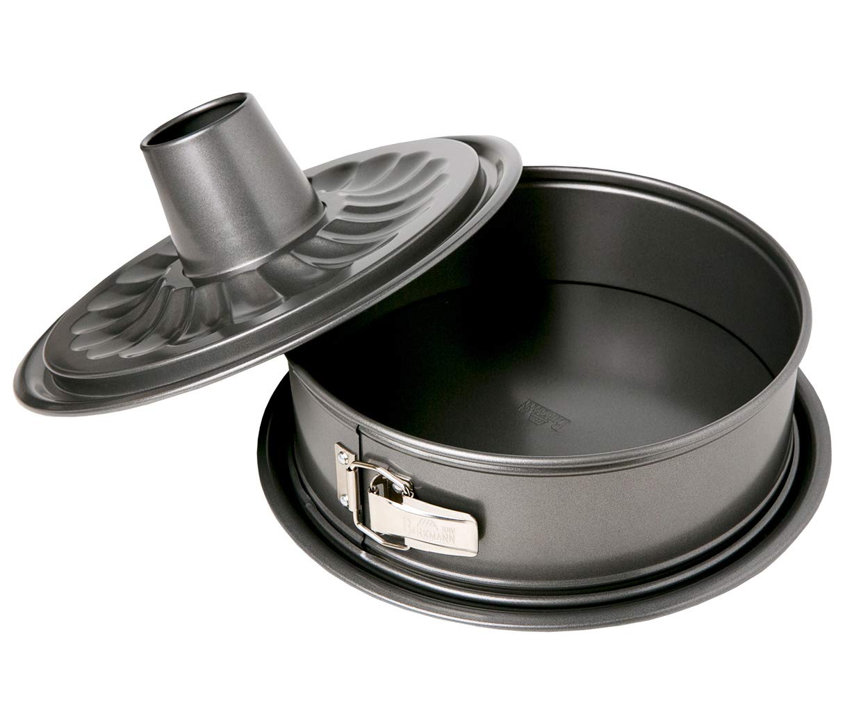 RBV Birkmann Springform mit zwei Böden Easy Baking 28 cm Antihaftbeschichtung schnittfest