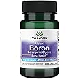 Swanson Boron from Albion - Boroganic Glycine Supplement Supporting Joint Health & Bone Health - High Absorption Formula May Support Overall Balance - (60 Capsules, 6mg Each)