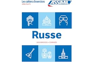 Cahier exercices russe niveau débutants N.E.