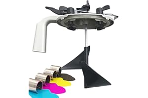 Paint Mixing Lid - 4l 1 Gallon Leakproof Pouring Cover | Sealed Stirring Machine Cap with Drip Free Spout Blade for Water Sol