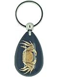 Luck TraderReal Sealife Crab Black Resin Keyring
