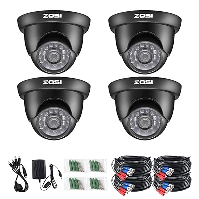 ZOSI 4-Camera HD 1080P Dome Security CCTV Kit for Zambia Ubuy