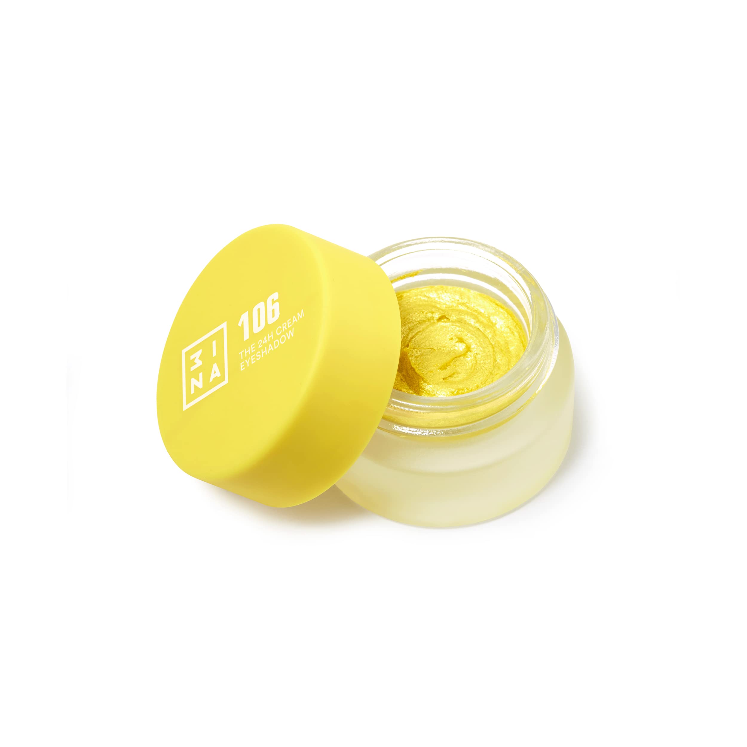 3INA MAKEUP - The 24H Cream Eyeshadow 106 - Yellow 24H Longwearing & Waterproof Fast Drying Formula - Creamy Texture - Highly Pigmented - Matte and Shimmer Finish - Vegan - Cruelty Free — image 1
