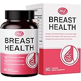 HUJ Breast Health - DIM Supplement - Contain Vitex Agnus-Castus, Flax Seed & Broccoli Seed Extract - Supports Hormonal Balance,Uterus & Ovaries Health - 60 Capsules