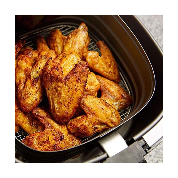 Philips-Airfryer-with-Rapid-Air-Technology-For-Healthy-Cooking-Baking-and-Grilling-HD922020 Philips Air Fryer with Rapid Air Technology for Healthy Cooking, Baking and Grilling, Plastic, 1425 W, Black, HD9220/20