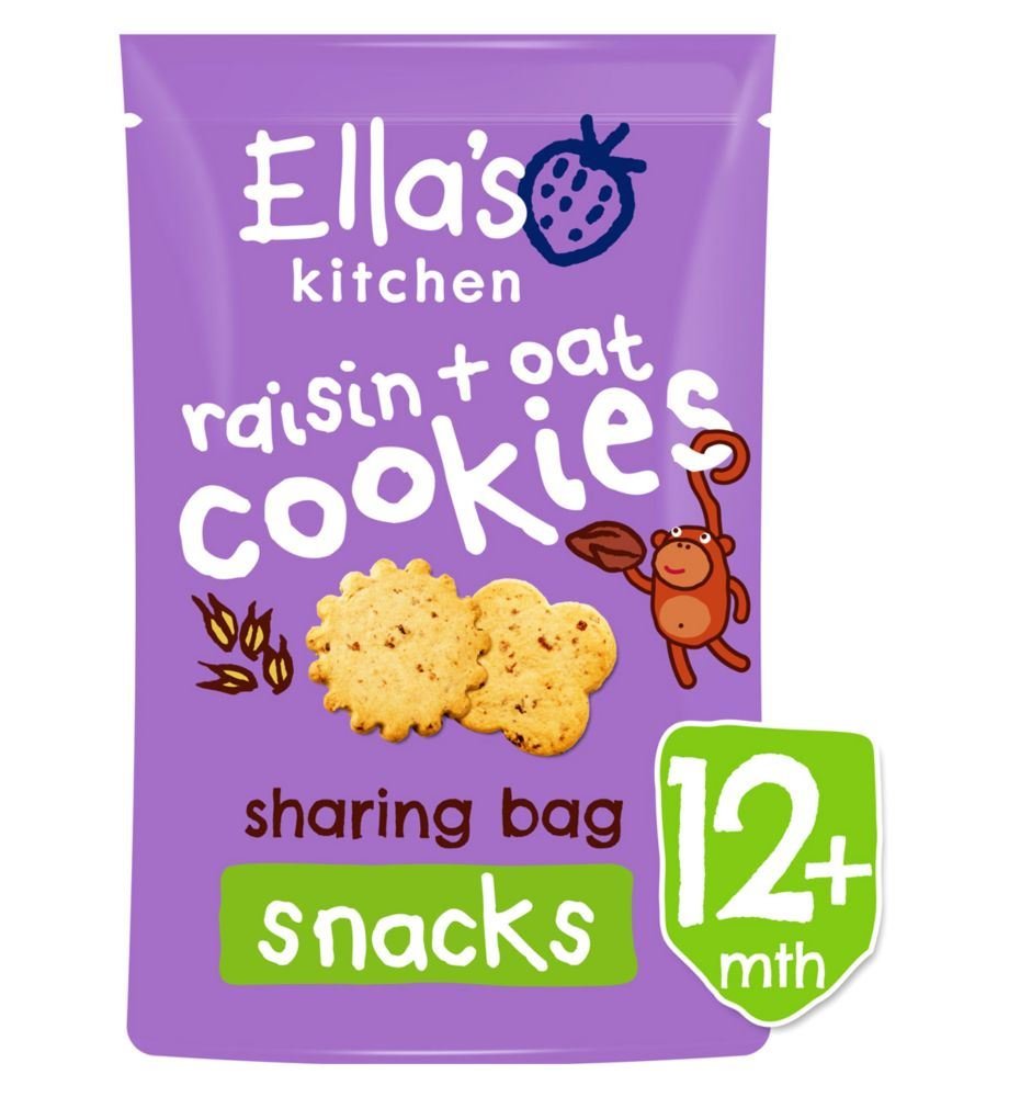 Ella's Kitchen Oat & Raisins Cookies 80g