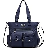 KL928 Large Purses for Women Shoulder Bag Tote Handbags Stylish Vegan Leather Hobo Bags Ladies, A-Black-4 | Large, Purses, Stylish, Ladies, Large, Purses