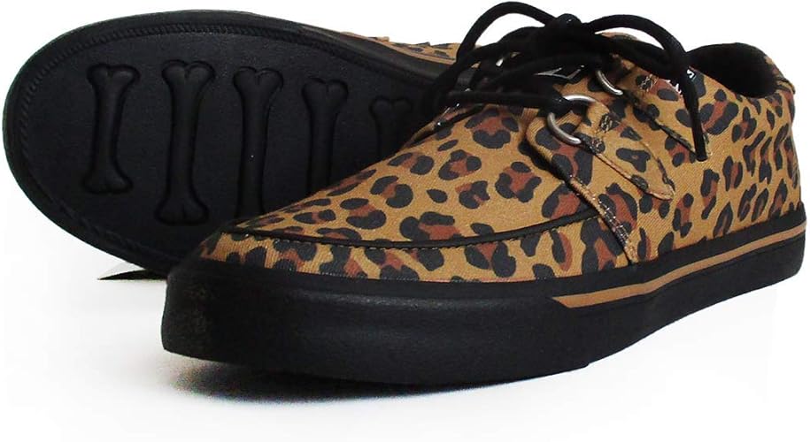 Amazon ティーユーケー ラバーソール メンズ Vlkスニーカー 602 レオパード 豹柄 並行輸入品 Tuk ティーユーケー スニーカー