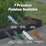 CORE EDGE Lawn Edging 65mm Face Anthracite Flexible Steel Border view 3