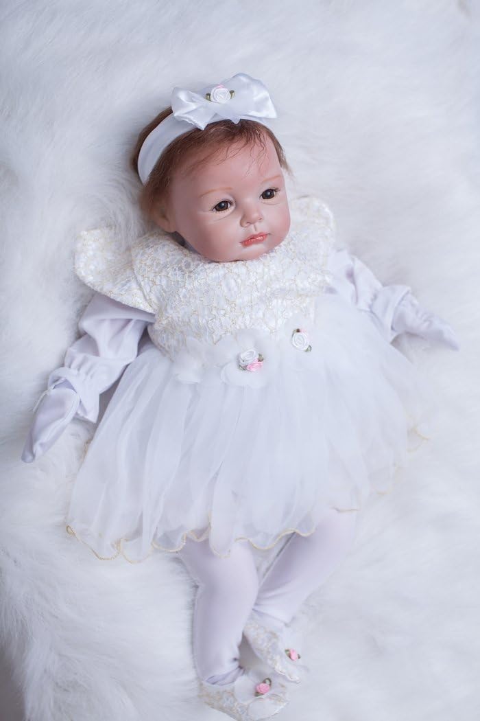 Prezzo ZIYIUI Bambola Reborn 55 cm 22 Pollici Realistico Vinile Silicone Morbido Bambole Reborn Femmina Bambole Bambina Neonato Simulazione Reborn Toddler Babies Regalo Giocattoli Offerte