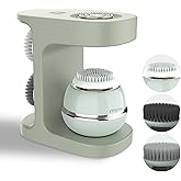 Facial Cleansing Brush Silicone Face Scrubber, Exfoliating Brush, Facial Massage Brush - for Gentle Exfoliation, Massage, Blackhead Removal and Makeup Removal